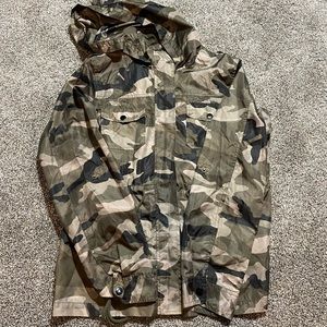 Camo Windbreaker